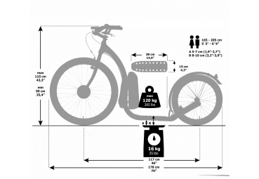KICKBIKE E-CRUISER MAX BLACK KICKBIKE E-CRUISER MAX BLACK