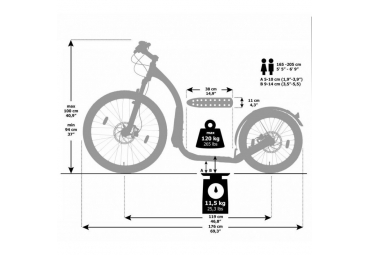 KICKBIKE CROSS MAX 20HD+ ALUMINIUM (HYDRAULIC)
