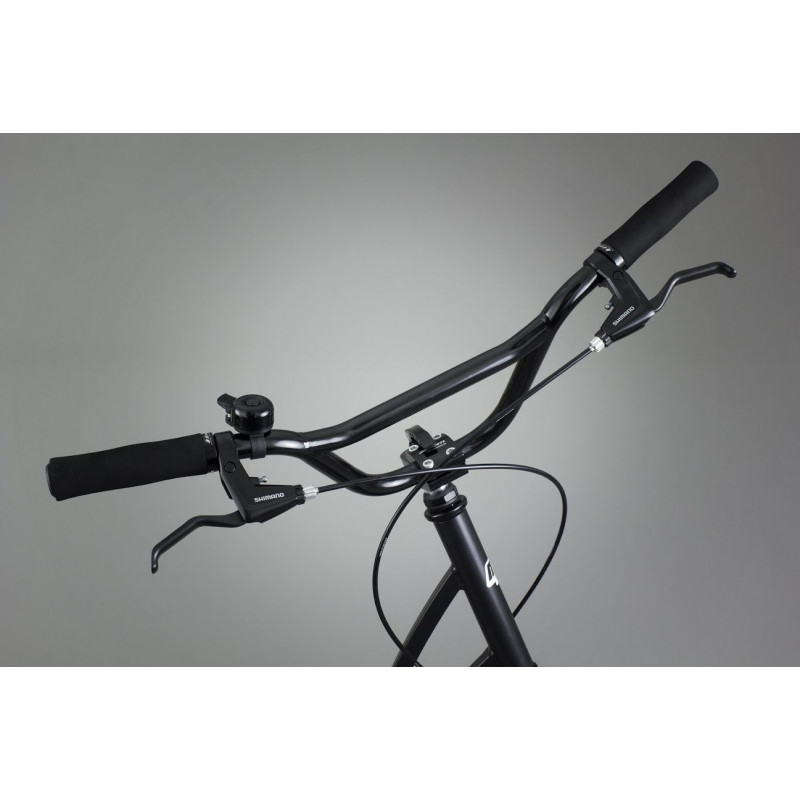 vouwstep + rem MIBO ROYAL 20/20 BLACK - Stepshop.nl