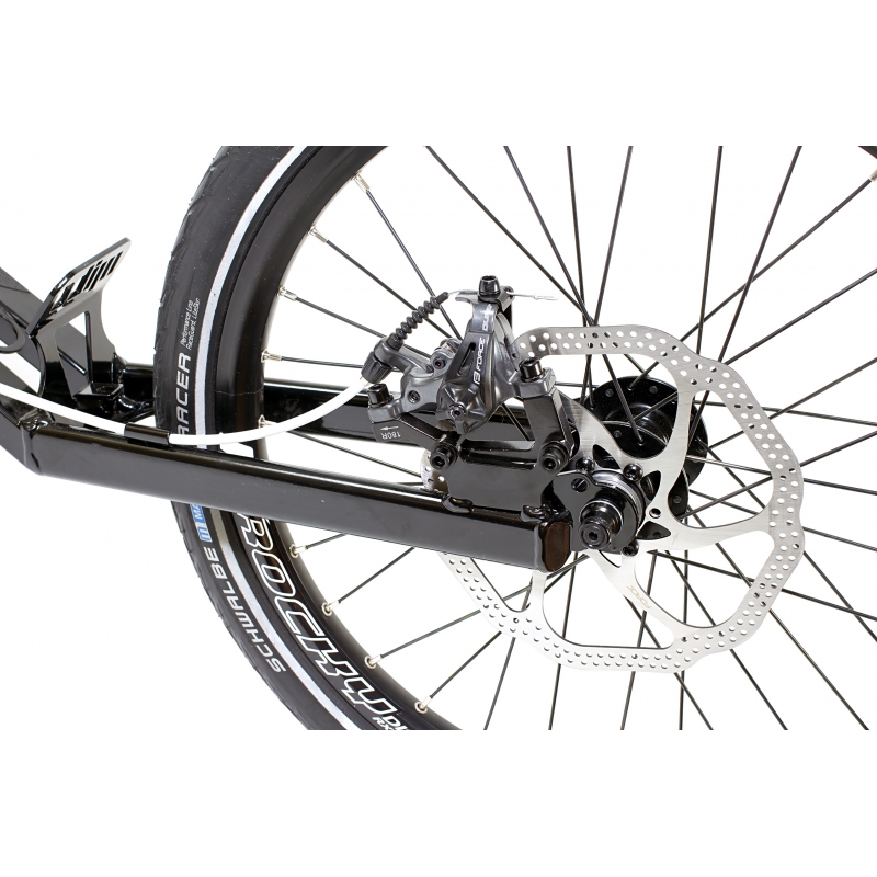 vouwstep + rem MIBO ROYAL 20/20 BLACK - Stepshop.nl