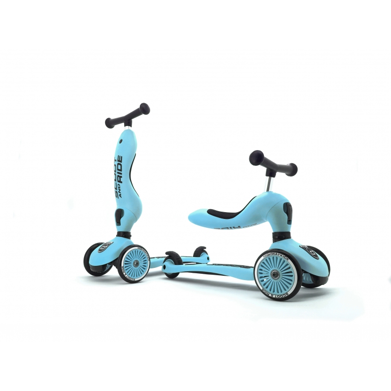 loopfiets step Scoot and Ride - Highwaykick 1- Blueberry