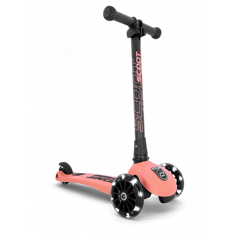 Folding scooter child 'Scoot and Ride' - Highwaykick 3 - PEACH