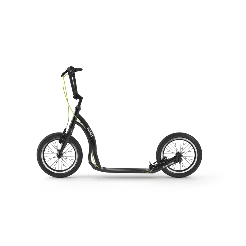 Tretroller Jugendliche Erwachsene YEDOO FRIDAY 16/16 SCHWARZ Tretroller Jugendliche Erwachsene YEDOO FRIDAY 16/16 SCHWARZ
