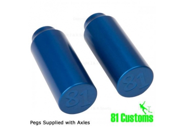 81 CUSTOM PEGS - BLUE (PAIR)