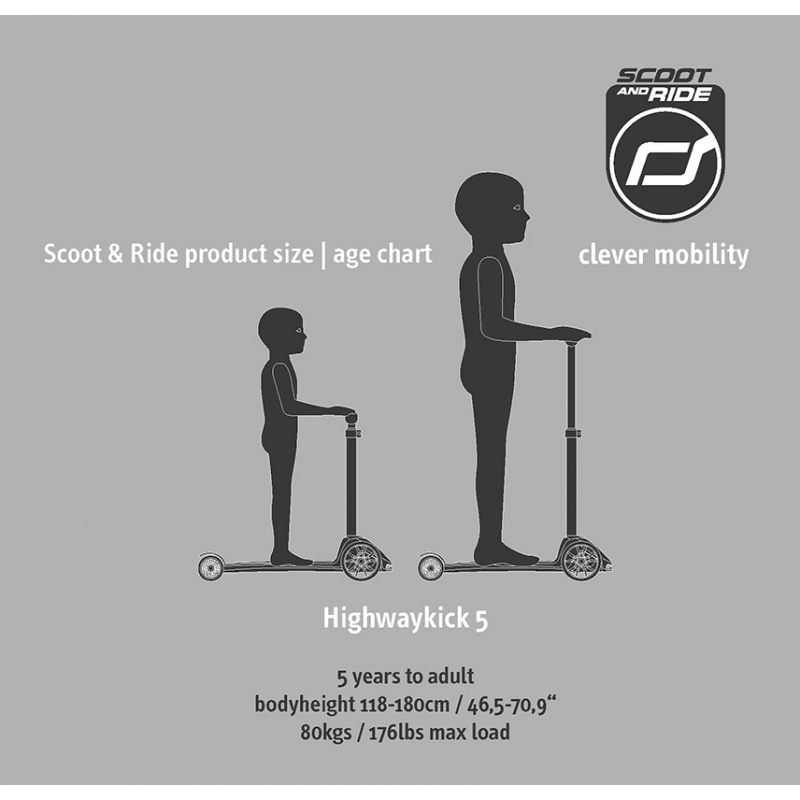 Vouwtep Scoot and Ride - Highwaykick 5 - Peach