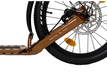 Kickbike Cross Fix Ochre Erwachsene Tretroller - Stepshop.nl