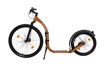 Kickbike Cross Fix Ochre Erwachsene Tretroller - Stepshop.nl