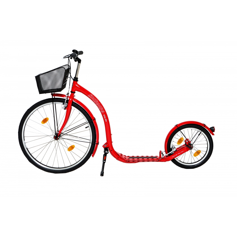 KICKBIKE CITY G4 RED volwassenen step met mand - Stepshop.nl KICKBIKE CITY G4 RED volwassenen step met mand - Stepshop.nl