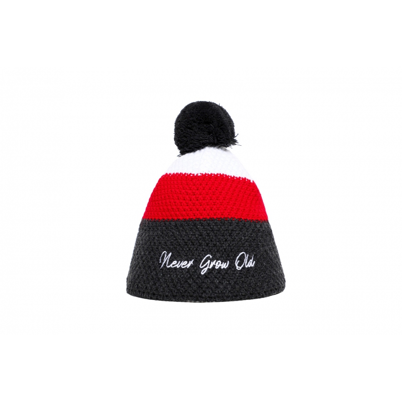 KICKBIKE HOOD BLACK RED WHITE maat L/XL