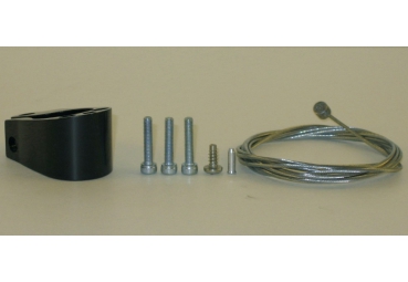 XOOTR BLACK ALUMINUM HANDLEBAR CLAMP KIT