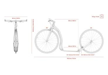 Wedstrijdstep Yedoo Wolfer RS ZWART - Stepshop.nl