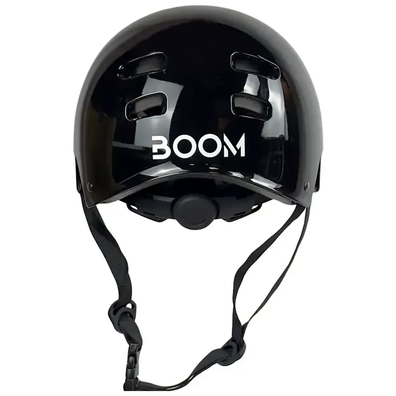 Boom helmet M black glossy