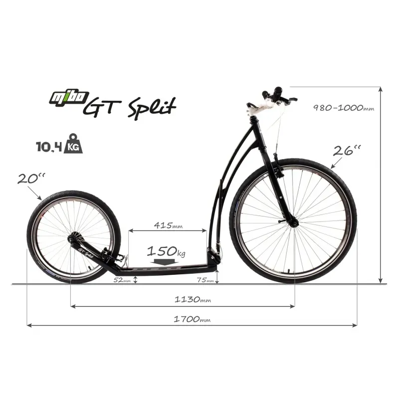 Tourtretroller Mobilitätsroller MIBO SPLIT BEIGE GREY Tourtretroller Mobilitätsroller MIBO SPLIT BEIGE GREY