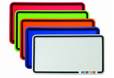 SCOOTRIX NUMBER PLATE ORANGE