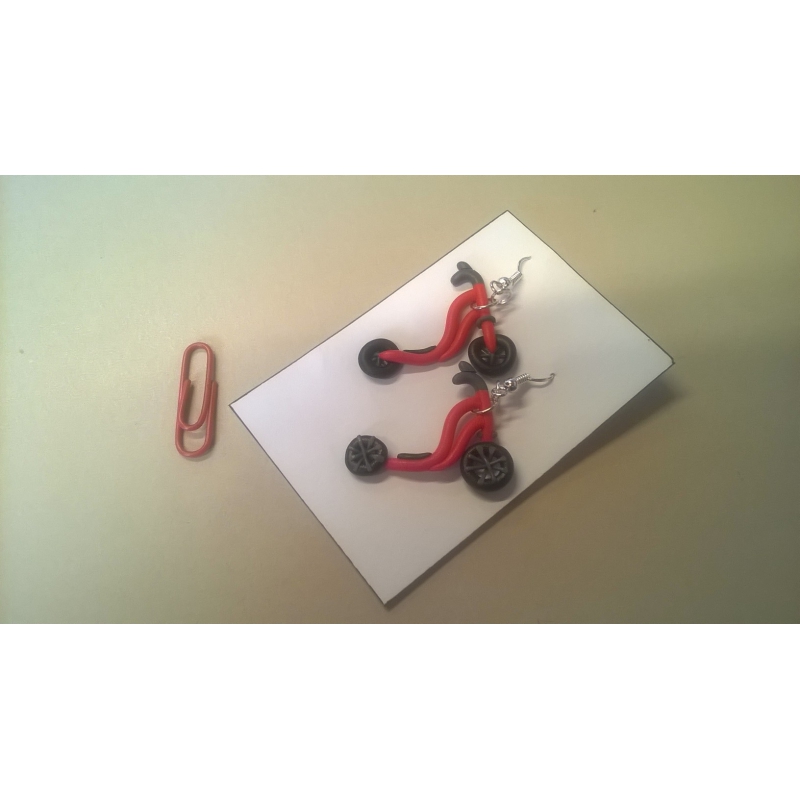 STEP OORBEL SET - ROOD STEP OORBEL SET - ROOD