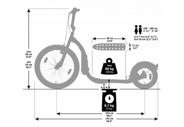 KICKBIKE FREERIDE G4 BLACK KICKBIKE FREERIDE G4 BLACK